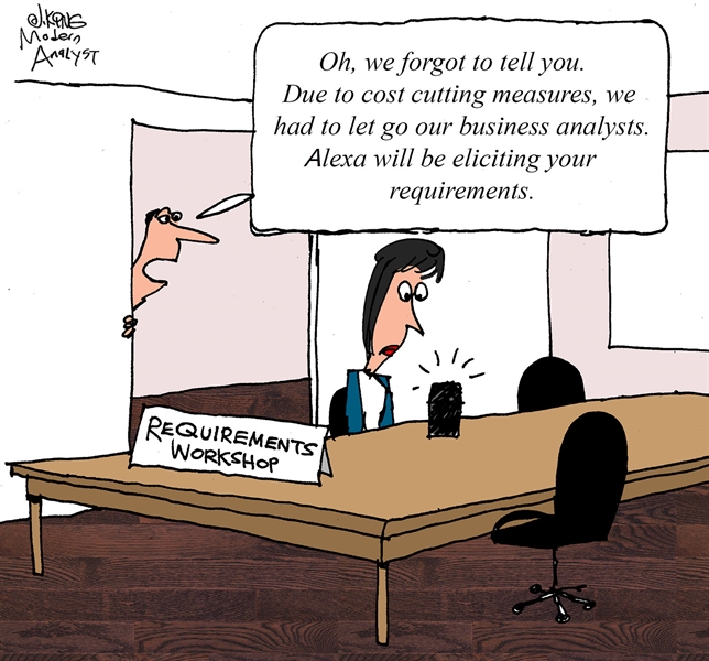 Humor - Cartoon: Digital Requirements Elicitation